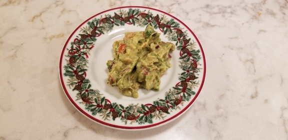 Guacamole served