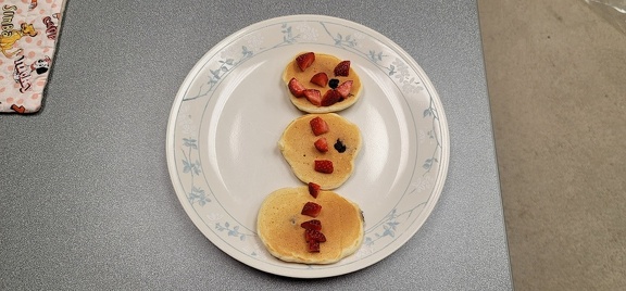 Pancake Snowman