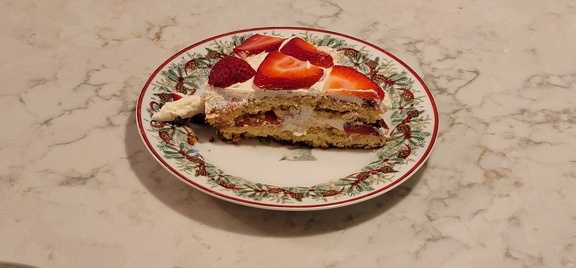 Strawberry Shortcake Slice